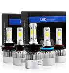 Най ново поколение LED H7,H,1,H3,H4 Крушки COB чип