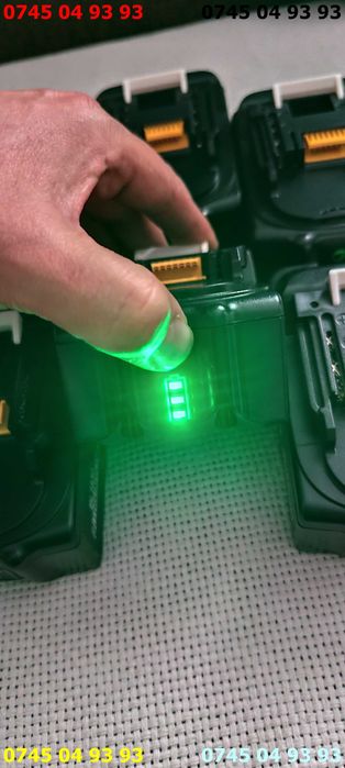 acumulator baterie pentru makita 18v 6A 6000mA cu sina  NOI cu proba