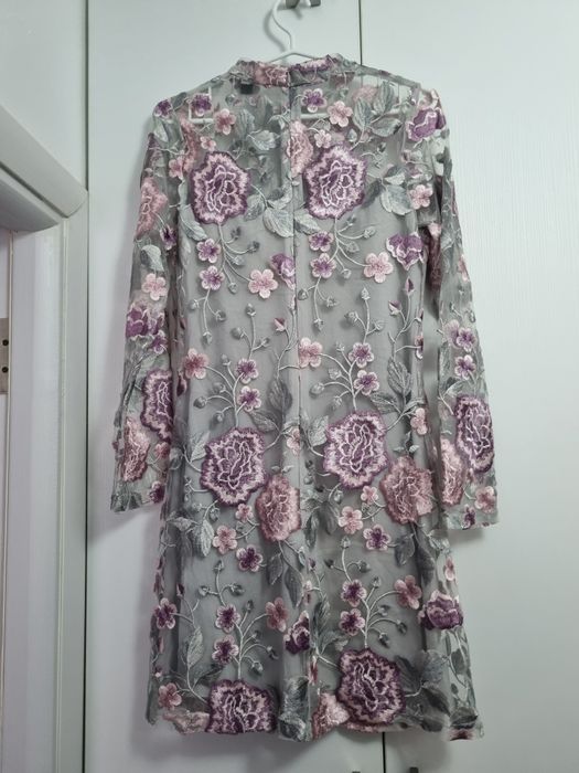 Rochie elegantă, mânecă lungă, mărime S