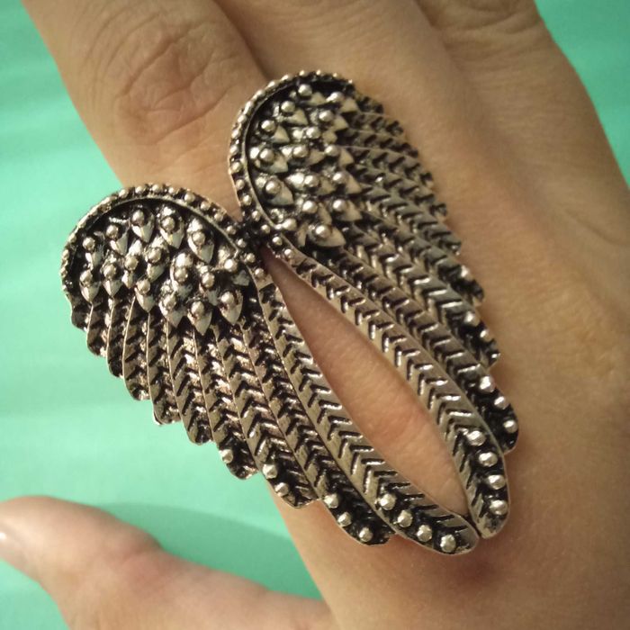 Кольцо новое крылья ангела