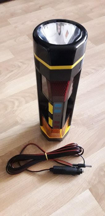 Lanterna lampa fluorescenta semnalizare luminoasa si sonora