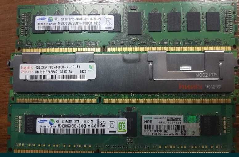 Модуль памяти ОЗУ Server DDR3 HP и Hynix