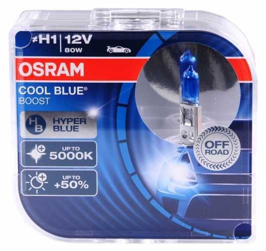 Халогенни крушки-OSRAM COOL BLUE BOOST  H1,H4,H7,H11...