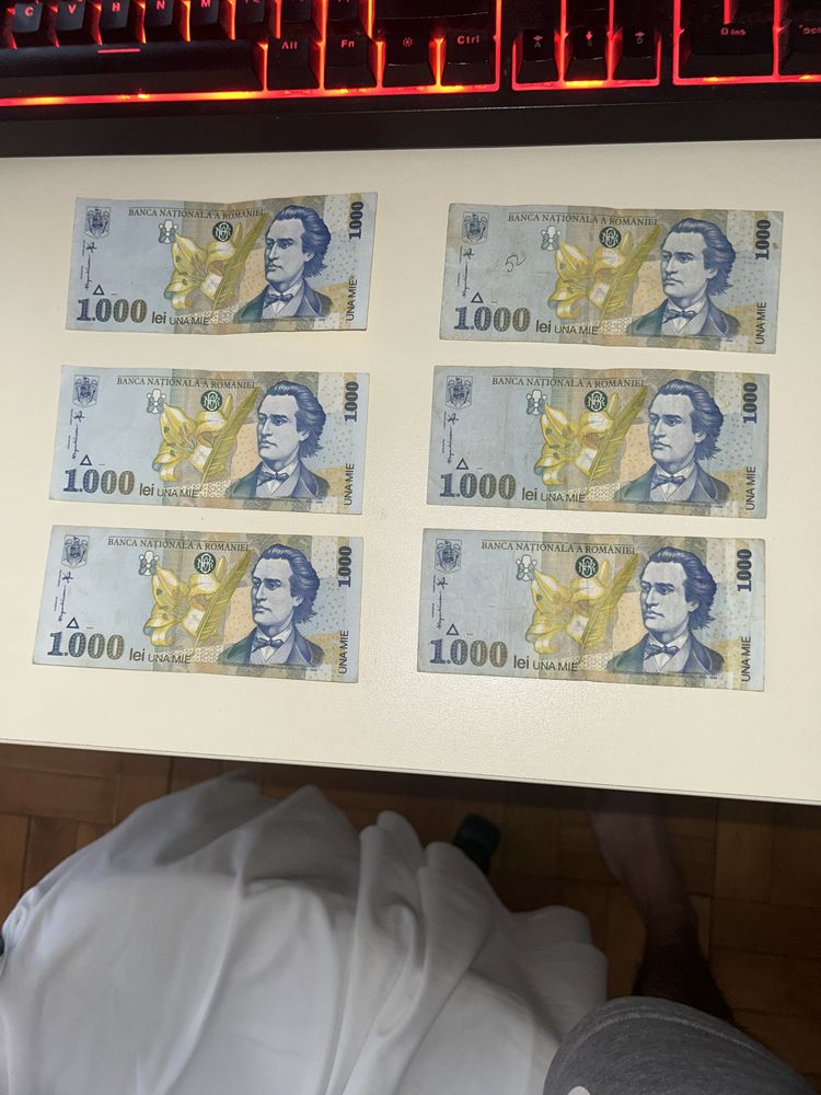 Bancnota 1000-una mie lei Eminescu
