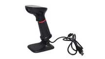 Scanner coduri de bare 1D-2D, cu fir si suport, nou, 1 an garantie