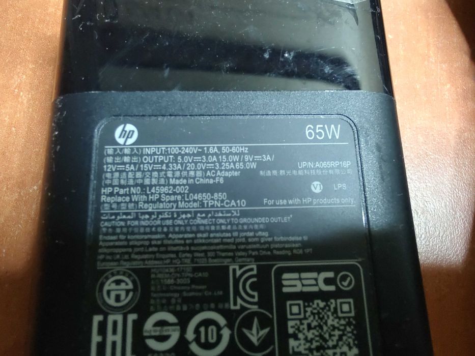 Alimentator Dell HP USB C 65w