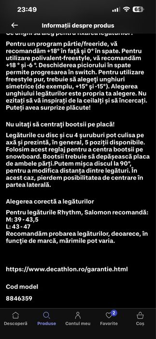 Legaturi snowboard Salomon