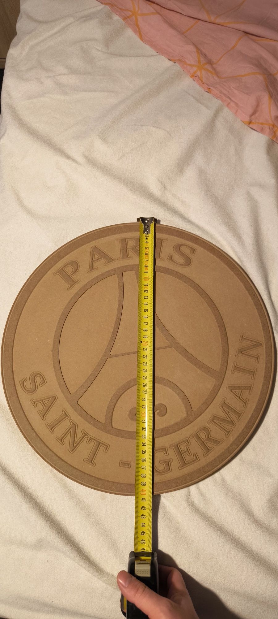 Logo PSG lemn 40 cm