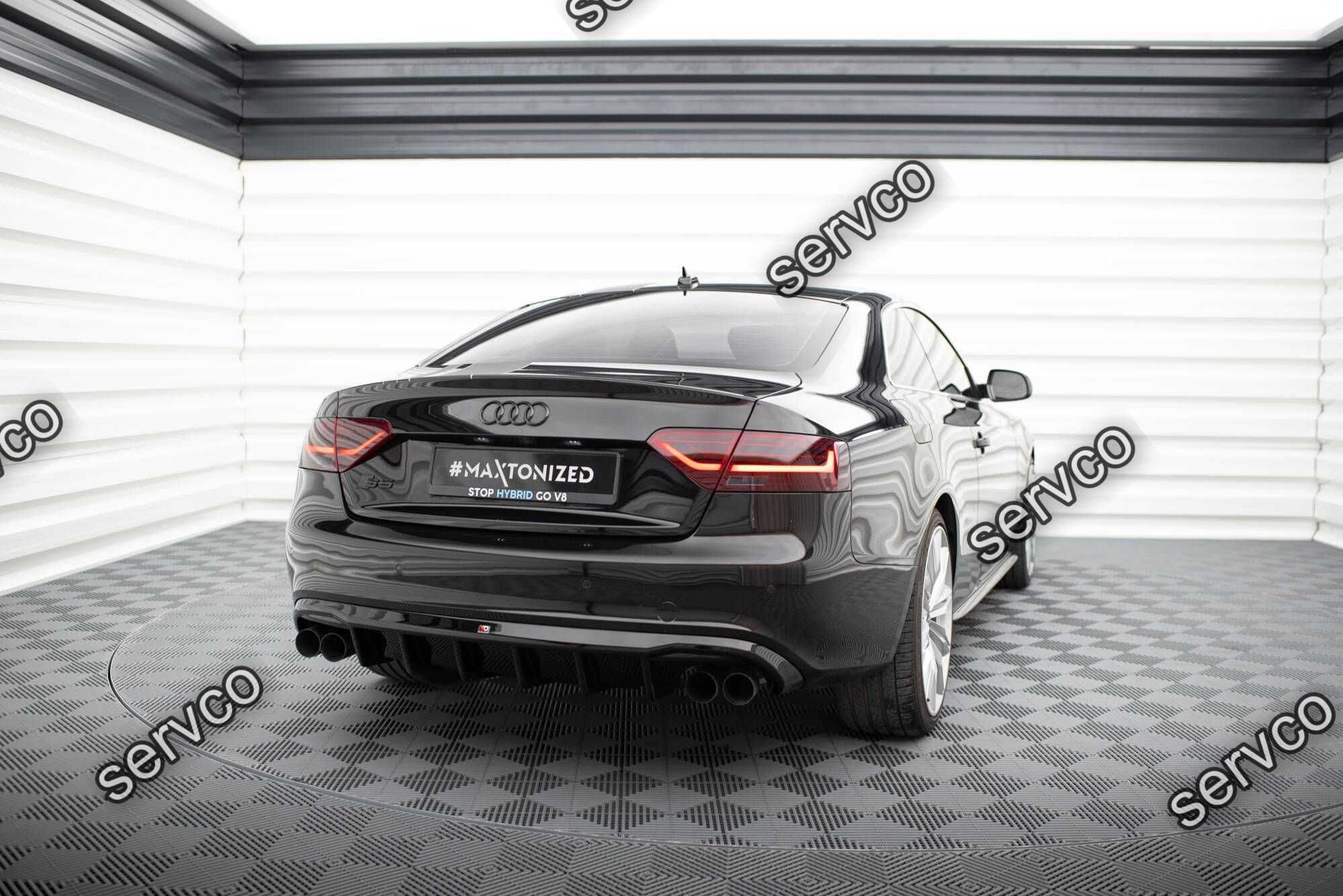 Difuzor bara spate Audi A5 S5 Coupe Cabrio SLine 8T 2007-2011 v39