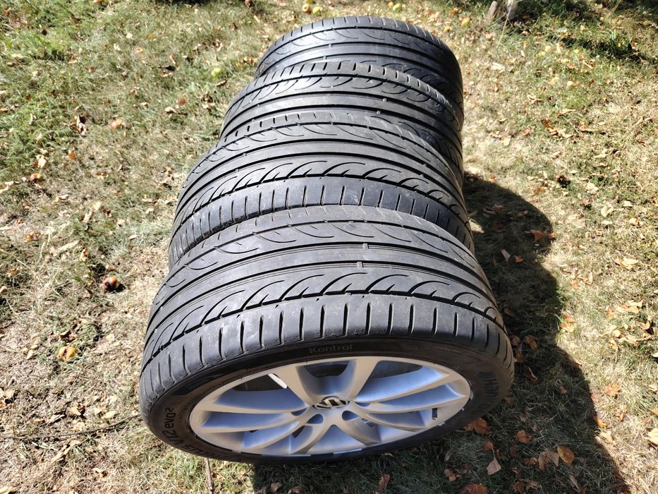 Vand jante AL/17  VW, cu anvelope vara, Hankook 235/45/17