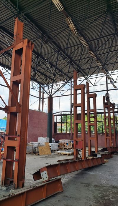 Метални конструкции двойноТ Подкранов път