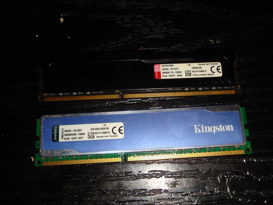 memorie ram ddr3 16gb 2x 8GB 1600 mhz kingston hyperX
