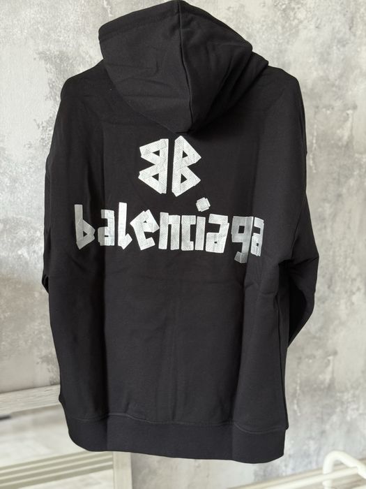 Hanorac Balenciaga Black Silver Premium