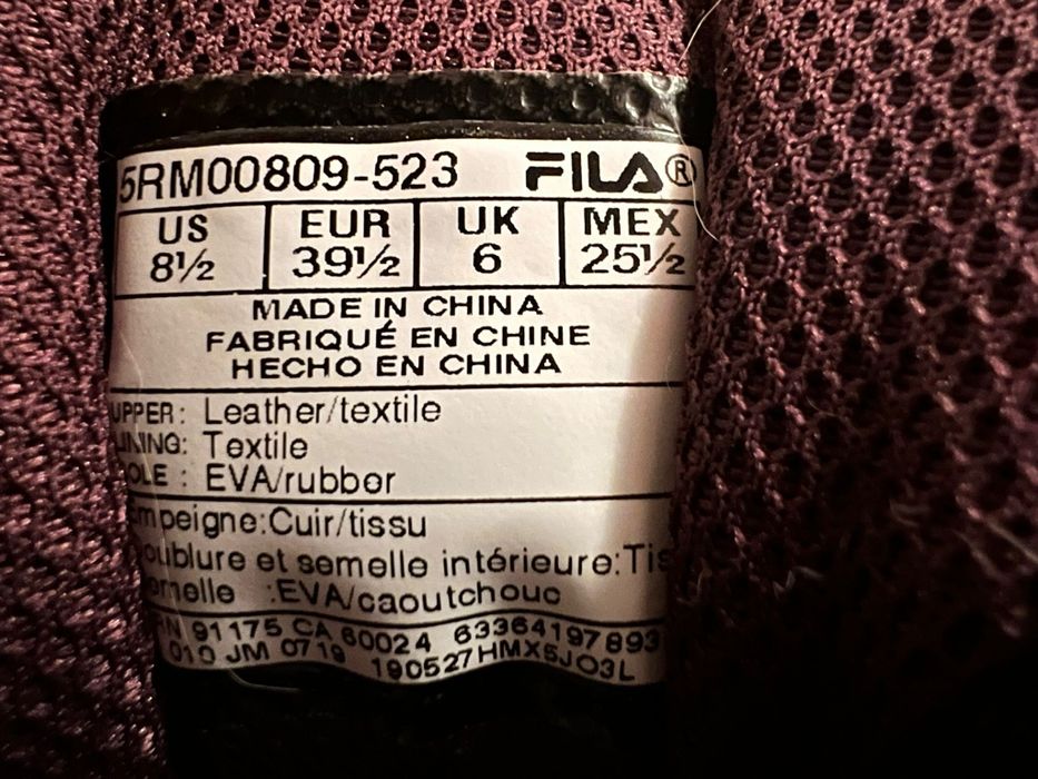 Fila Ray Tracer mov sneakers