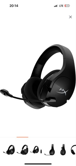 Игровая гарнитура беспроводная HyperX Cloud Stinger Core +7.1 Black