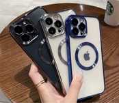Iphone 13/14/15/16E/16/PRO/MAX/PLUS Husa Silicon Rainbow Cerc Magnetic