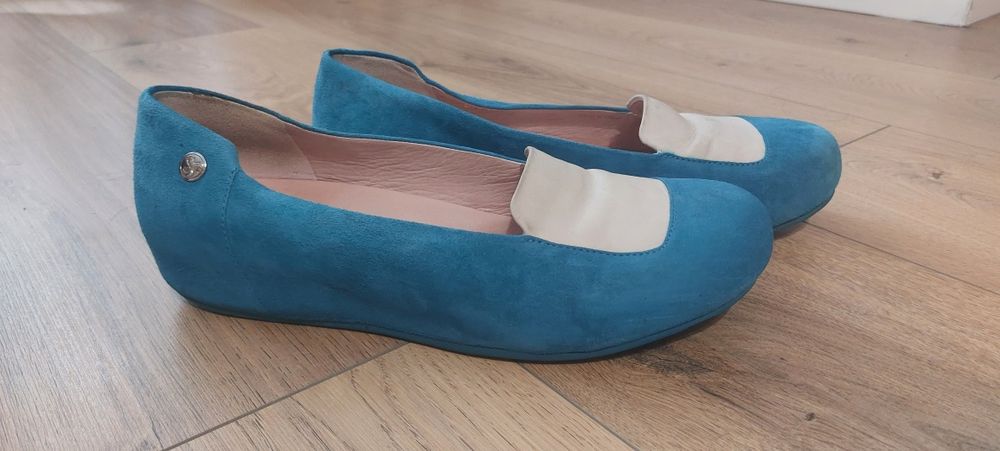 Pantofi slip-on piele intoarsa marimea 39