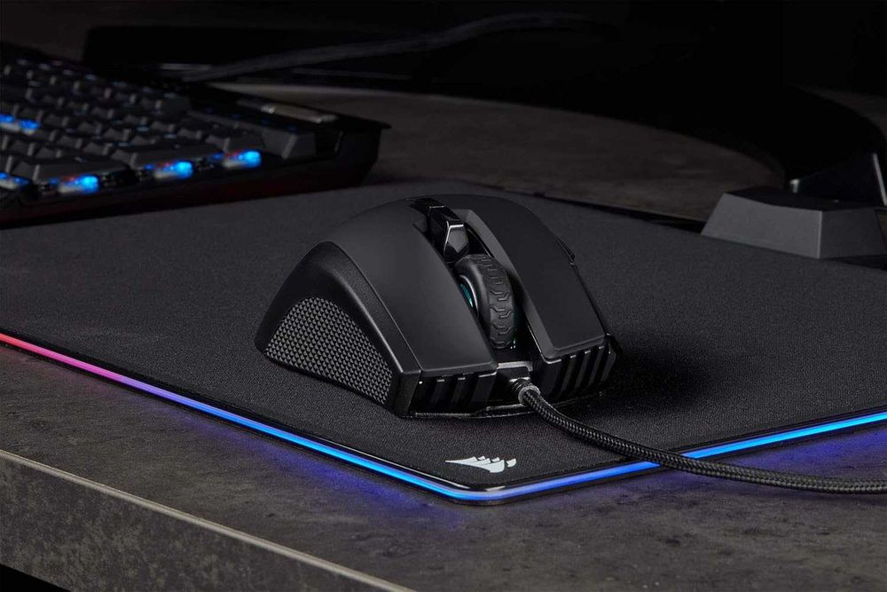 Мишка Corsair IRONCLAW RGB, Fps/Moba, RGB LED, 18 000 DPI, USB