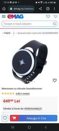 Metronom cu vibratie Soundbrenner (sigilat)