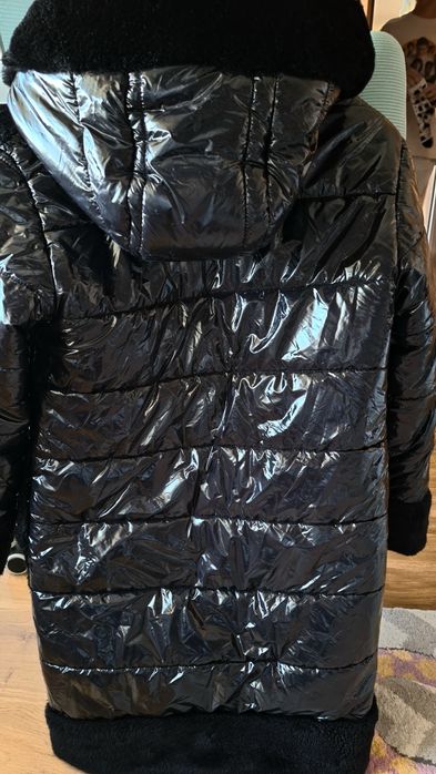 Зимно яке черно с пух