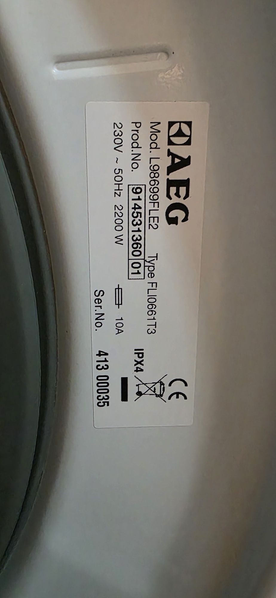 Пералня AEG Модел L98699FLE2