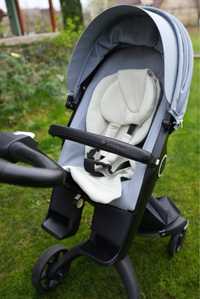 Carucior Stokke, limited edition, culoare albastru deschis