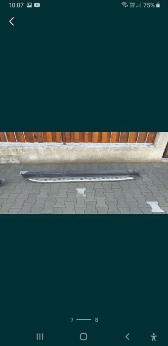 Scara Ornament aluminiu,  set treapta laterale. Mercedes ML GLE W166 X
