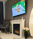 Semineu electric Tagu White impecabil! Vine cu telecomanda !