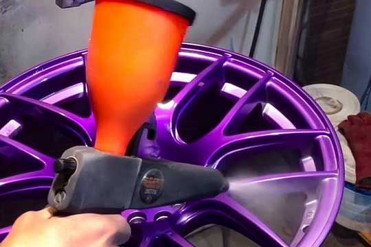 Покраска диска, ГАРАНТИЯ 1 ГОД ( порошковая покраска ).  Полимерная