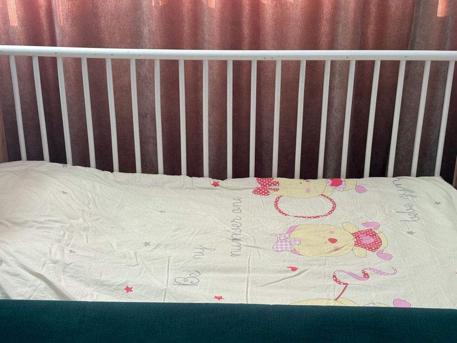 Pat pentru copii din lemn