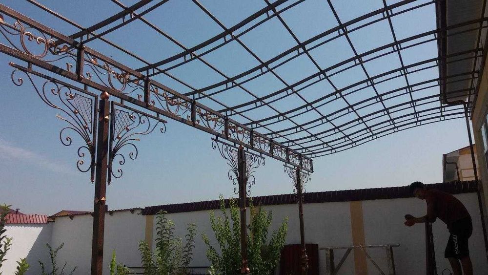 barcha turdagi metall kansturuksia xizmati issiqxona, tom, naves