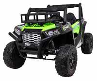 UTV electric copii 3-8 ani Muster JS360 2 loc, 400W 24V,Roti Moi Verde