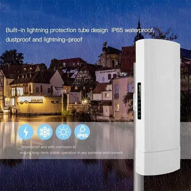 High Quality 5.8G 900MBps wireless bridge poe wifi repeater