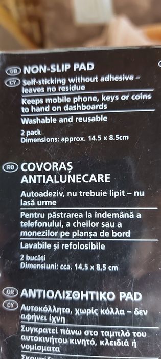 Covoras antialunecare telefon mobil/auto