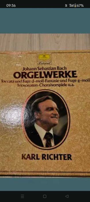 Bach concerte 2 buc (Brandenburg discuri vinil
