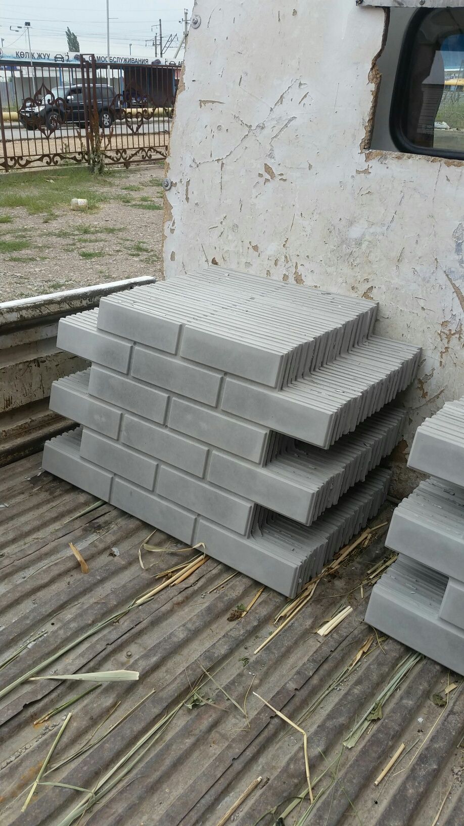 Бетонные фасадные панели ( плитки ) облицовочная фасадная