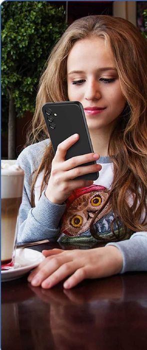 Husa silicon cu microfibra pentru Samsung A15 ; A55 ; A35