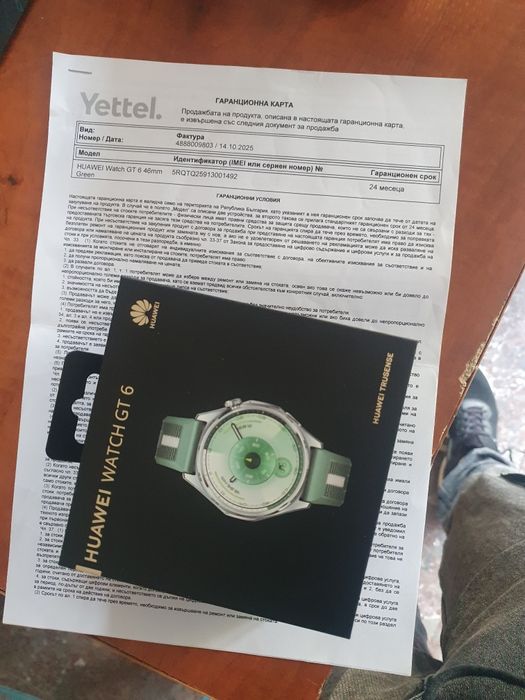 Huawei gt 6 чисто нов с гаранцията