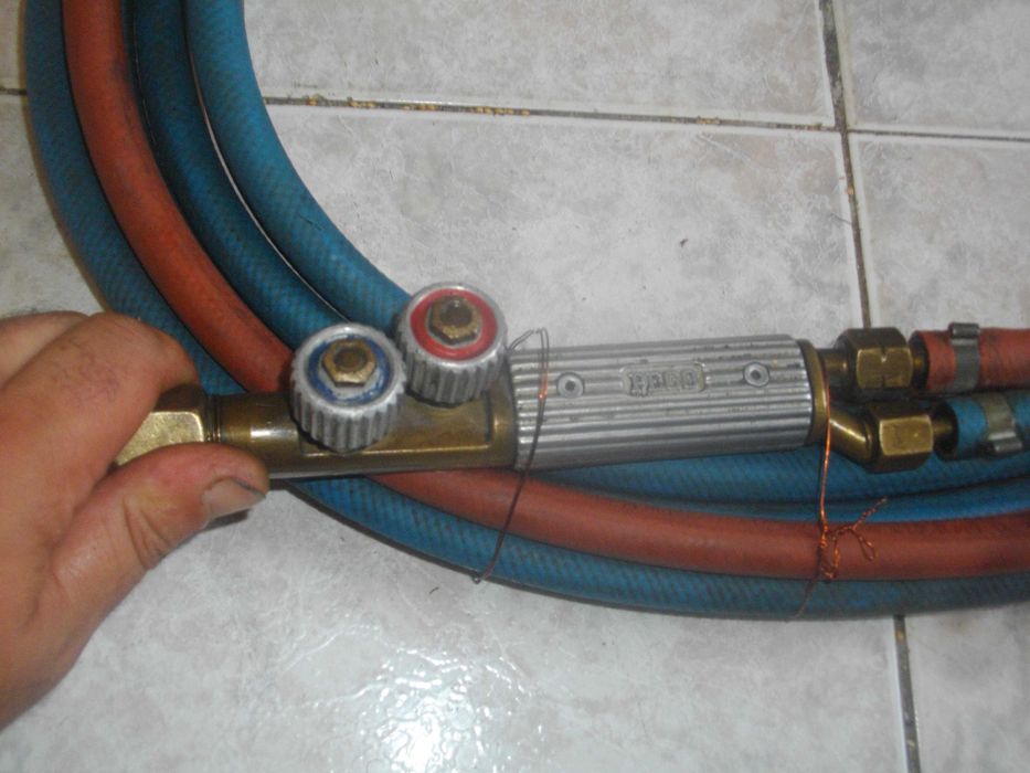 52см Оксиженна ацетиленова горелка PREGO немска старо качество маркучи