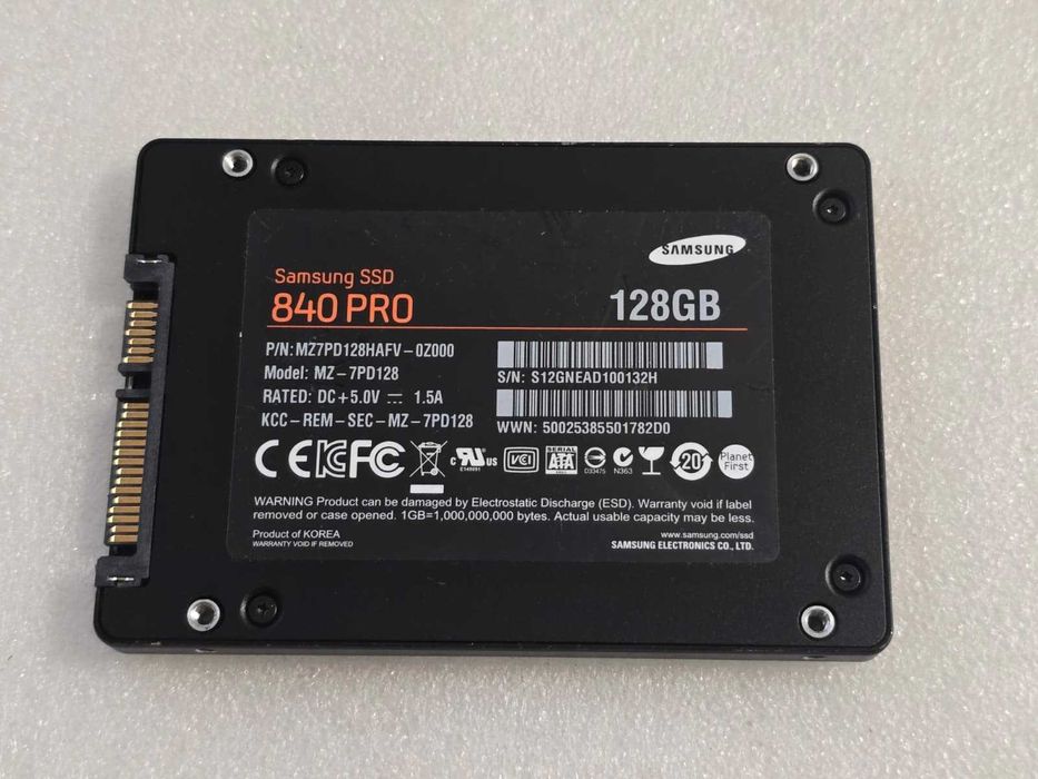 Solid-State Drive (SSD) Samsung SATA SSD 840 PRO 128GB SATA 6G 2.5"