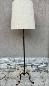 Eleganta lampa de podea- stil art deco-alama-Franta
