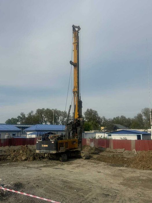 Услуга буровой машины. Бурение свай для различных объектов и мостов