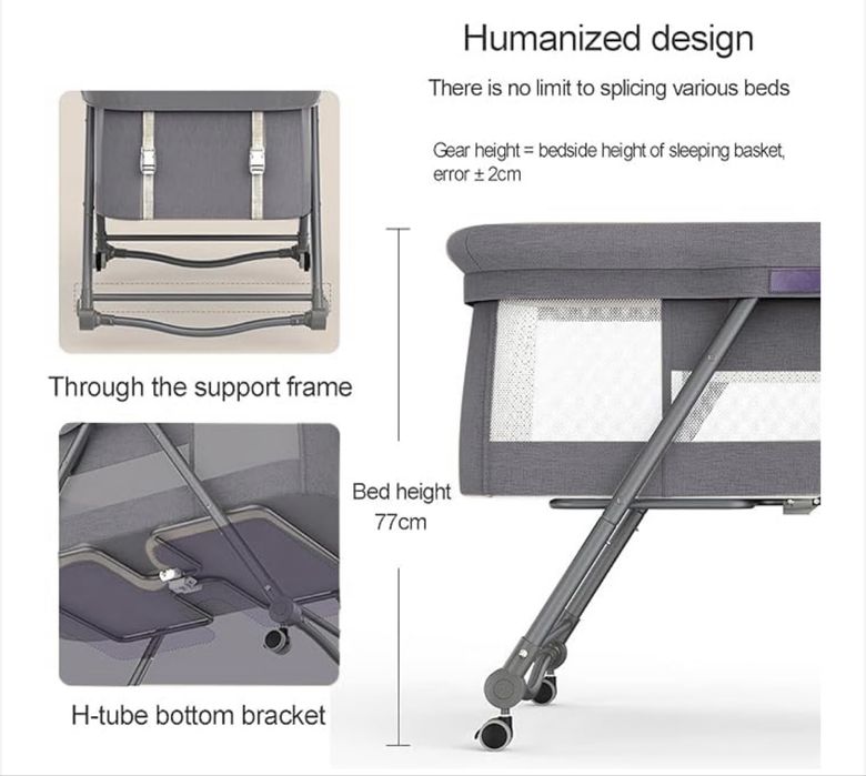 Patut pliabil pentru bebelusi