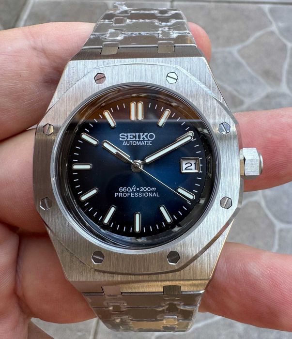 Seiko Automatic Japonez Seiko NH35A Albastru 41 mm