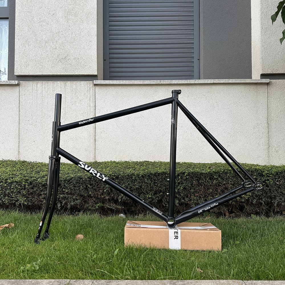 Surly Steamroller Cro-Mo Стоманена Пистова Рамка Fixie Single Speed
