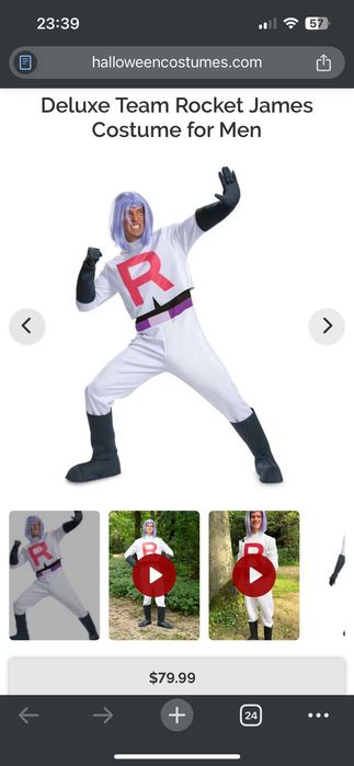 Set costum Halloween Team Rocket