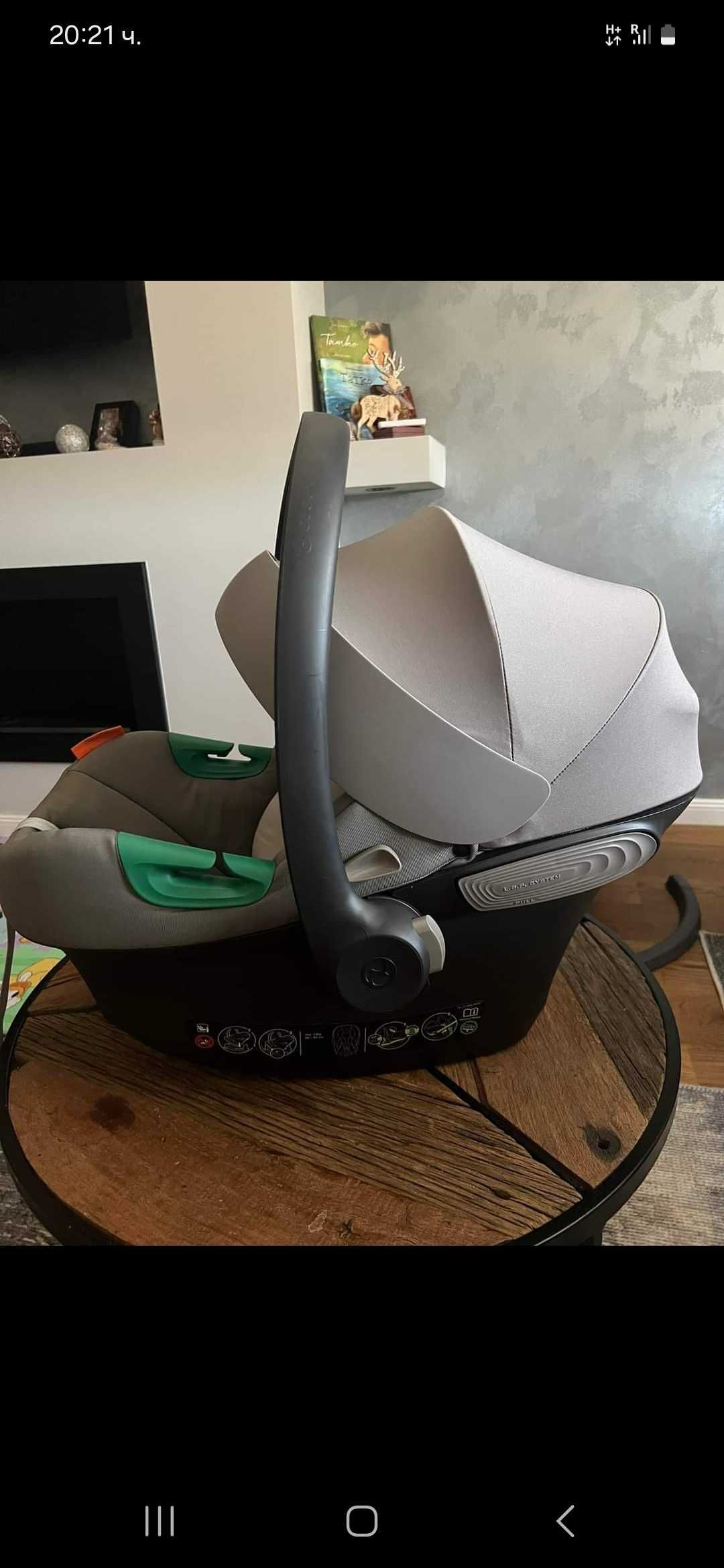 Anton S2 I-Size ( 0-13 кг ) цвят Lava Grey
