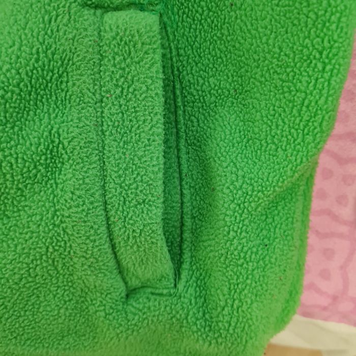 Fleece verde portocaliu
