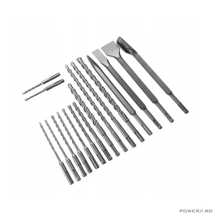Set burgie si dalti SDS+,17 piese, Kraft