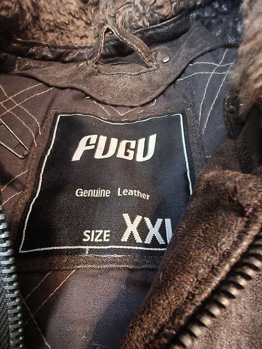 Geaca piele naturala model vintage